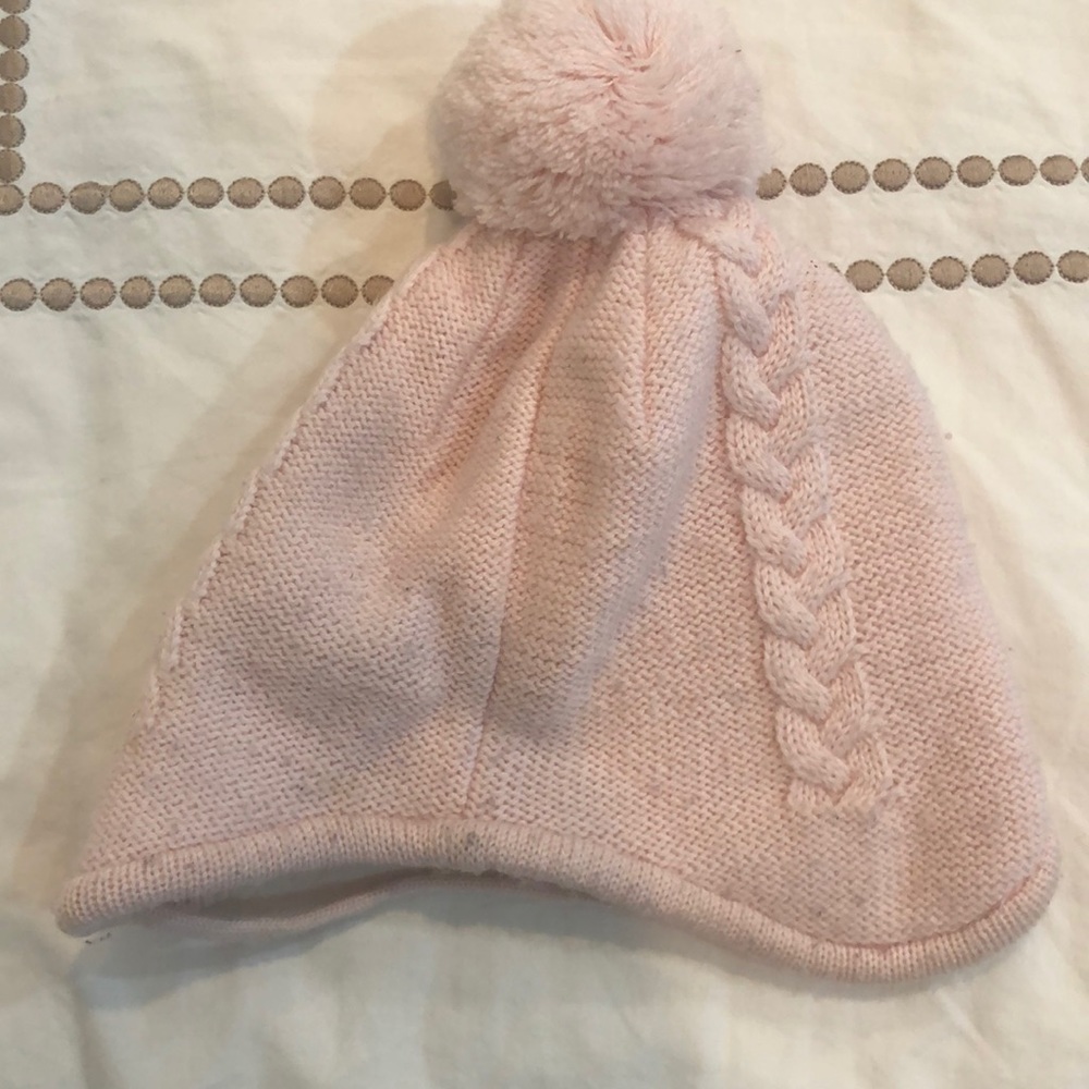 Jacadi baby girl bonnet winter hat